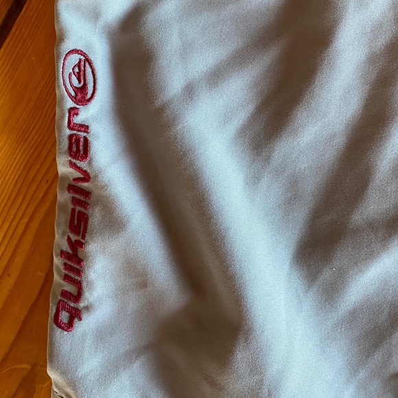 Men's Quiksoilver Board Shorts Trunks With Mesh Liner ~ Size Large ~ Zip Pocket - Picture 6 of 6